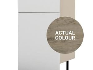 Duarti By Calypso Cascade 500mm Floor Reaching Full Depth Toilet Unit - Grey Bark
