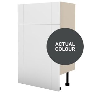 Duarti By Calypso Highwood 500mm Floor Reaching Full Depth Toilet Unit – Midnight Grey