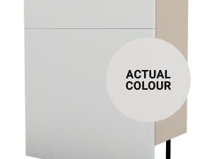 Duarti By Calypso Cascade 700mm Floor Reaching Full Depth Toilet Unit - Mirror Grey