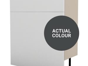 Duarti By Calypso Cascade 700mm Floor Reaching Full Depth Toilet Unit - Midnight Grey