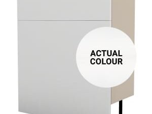Duarti By Calypso Cascade 700mm Floor Reaching Full Depth Toilet Unit - Mirror White