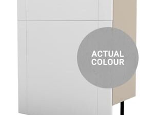 Duarti By Calypso Highwood 700mm Floor Reaching Full Depth Toilet Unit - Fossil Grey