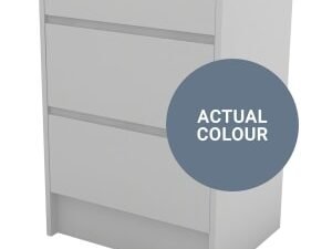 Duarti By Calypso Beaufort 600mm Full Depth 2 Drawer Floor Standing Vanity Unit - Bermuda Blue
