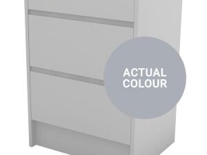 Duarti By Calypso Beaufort 600mm Full Depth 2 Drawer Floor Standing Vanity Unit - Shadow Grey