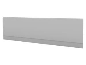 Duarti By Calypso 1800mm Bath Front Panel with Plinth - White Varnish