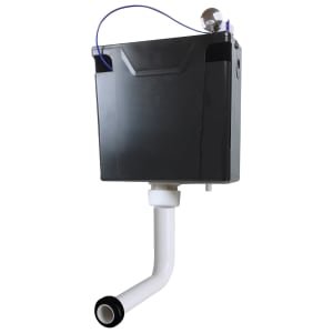 Duarti By Calypso Dual Flush 6/4 Litre Concealed Cistern & Chrome Round Button