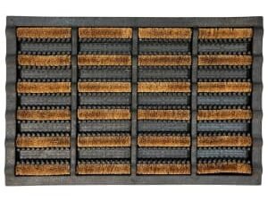 Rubber Coir Scraper Doormat - 40 x 60cm
