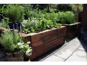 Charred Brushwood Sleeper - 100 x 150 x 1200mm - Pack of 10