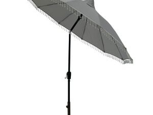 Norfolk Leisure Carrousel 2.5m Grey Parasol