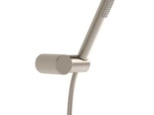 VitrA Origin Pure Brushed Nickel Shower Handset & Wall Outlet