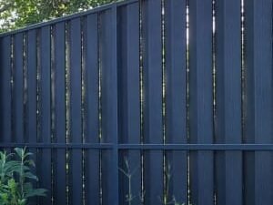 DuraPost Anthracite Grey Vento Vertical Composite Fence Panel - 6 x 6ft - Pack of 3