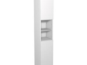 Wickes Vienna Modern Tower Unit, in White, Size: 300x1762mm