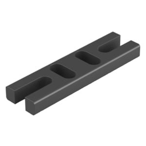 DuraPost Black Capping Rail Packer – 60mm – Pack of 10