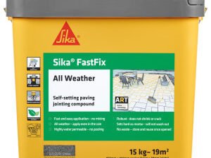 Sika FastFix All Weather Paving Jointing Compound, in Stone, Size: 15kg