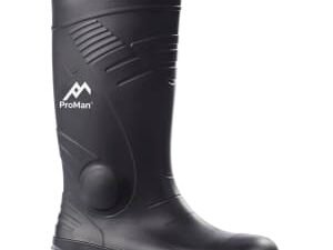 Rokfall Washington Black Safety Wellington Boots - Size 9