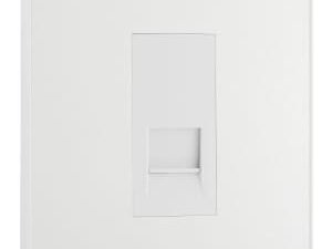 BG Evolve Pearlescent White Single Secondary Telephone Socket