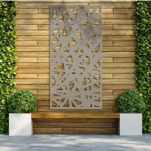 Aztec Stone Grey Decorative Garden Screen – 1800 x 900mm