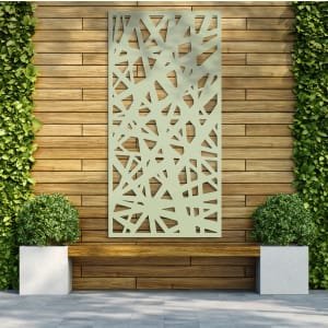 Aztec Soft Sage Decorative Garden Screen – 1800 x 900mm