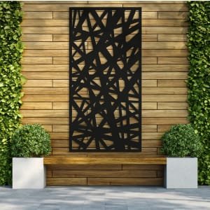 Aztec Anthracite Decorative Garden Screen – 1800 x 900mm