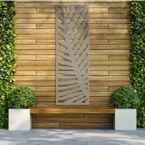 Fern Stone Grey  Decorative Garden Screen – 1800 x 600mm