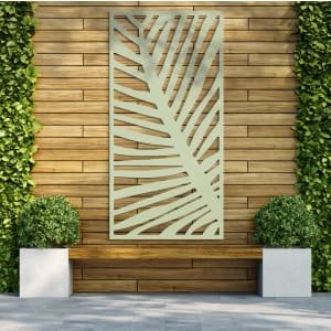 Fern Soft Sage Decorative Garden Screen – 1800 x 900mm