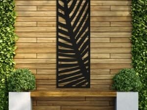 Fern Anthracite Decorative Garden Screen - 1800 x 600mm
