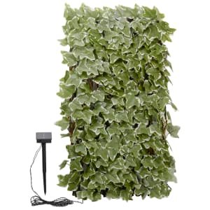Smart Garden Ivy Leaf 75 LED Solar Trellis – 180 x 90cm