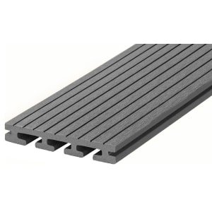 Eva-Tech Xavia Grey Composite I-Series Deck Board – 23 x 137 x 2200mm – Pack of 40