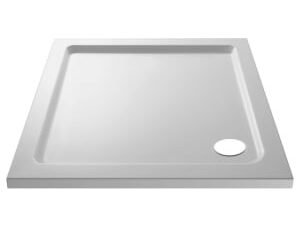 Wickes 40mm Pearlstone Square Shower Tray - 800 x 800mm