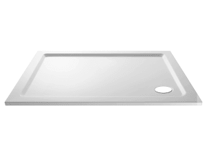Wickes 40mm Pearlstone Rectangular Shower Tray - 1000 x 900mm