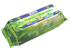Hippo Multi Purpose Large Bamboo Wipes - Pack of 80