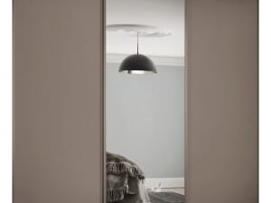 Spacepro Heritage 3 Wardrobe Door Kit Stone Grey Framed - 2x 1 Panel Shaker & 1x 1 Panel Mirror - 2216mm (W)