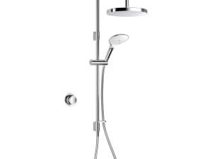 Mira Mode Dual Outlet High Pressure Combi Ceiling Fed Digital Mixer Shower - Chrome