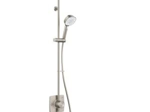 Mira Opero Dual Outlet Mixer Shower with HydroGlo Technology - Brushed Nickel