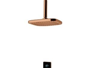 Triton ENVi Brushed Copper Fixed Head Thermostatic Electric Shower - 9kW