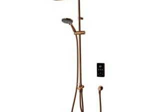 Triton ENVi Brushed Copper Dual Outlet Thermostatic Electric Shower - 10.5kW