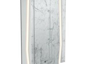 Sensio Gatsby Art Deco Colour Changing LED Bathroom Mirror - 600 x 900mm