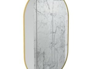 Sensio Nebula Brass Colour Changing LED Bathroom Mirror - 500 x 800mm