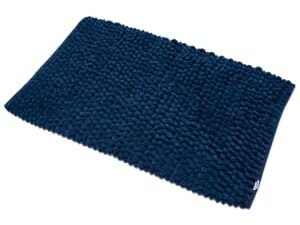Croydex Navy Cushioned Bathroom Mat - 800 x 500mm