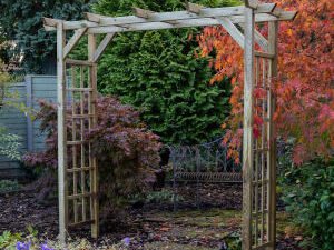 Forest Garden Classic Flat Top Arch - 2100 x 720mm