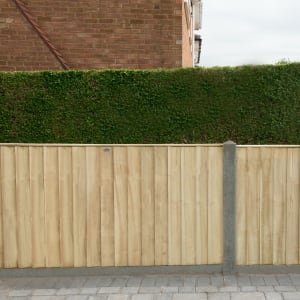 Forest Garden Pressure Treated Closeboard Fence Panel – 1830 x 1230mm – 6 x 4ft – Pack of 5