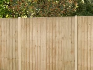 Forest Garden Pressure Treated Closeboard Fence Panel - 1830 x 1540mm - 6 x 5ft - Pack of 3