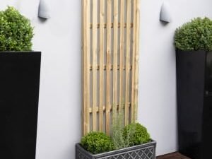 Forest Garden Pressure Treated Vertical Slatted Screen - 1800 x 600mm - 6ft x 2ft - Pack of 5