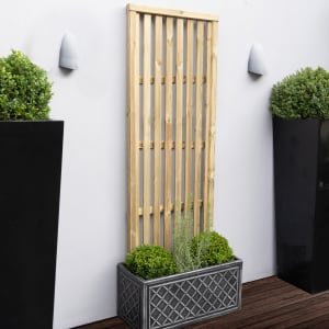 Forest Garden Pressure Treated Vertical Slatted Screen – 1800 x 600mm – 6ft x 2ft – Pack of 5