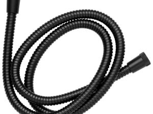 Croydex Black Stainless Steel Hose - 1.75m