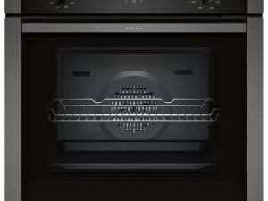 NEFF B3ACE4HG0B N50 Built-In Single Oven with Slide & Hide - Graphite Grey
