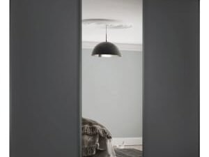 Spacepro Heritage 3 Wardrobe Door Kit Graphite Framed - 2x 1 Panel Shaker & 1x 1 Panel Mirror - 2216mm (W)