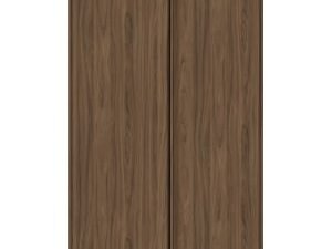 Spacepro Heritage 2 Wardrobe Door Kit Carini Walnut Framed - 2x1 Panel Shaker - 1793mm (W)