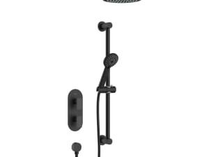 Bristan Frammento Recessed Dual Control Mixer Shower - Black