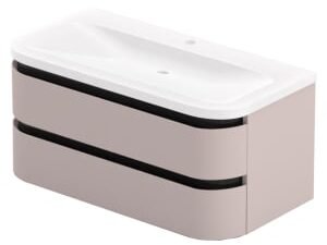 Duarti by Calypso Berrington Cashmere Glow Vanity with Whitley Basin - 1000mm